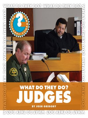 cover image of What Do They Do? Judges